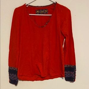 Little yellow button shirt anthropology M